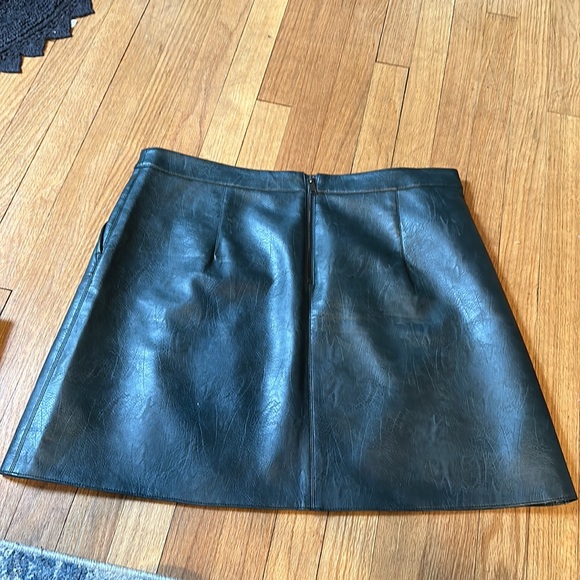 Vegan Leather Skirt - Picture 2 of 3